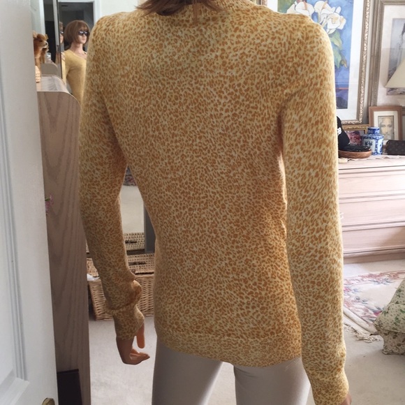 Talbots yellow button down sweater - Picture 5 of 8